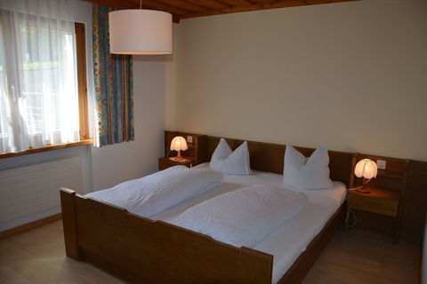 Schlafzimmer im Appartement 101